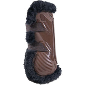 Kentucky Horsewear Botas para Tendones Piel de oveja vegana elástica de bambú Marron/Negro Kentucky Horsewear Botas para Tendones Piel de oveja vegana elástica de bambú Marron/Negro