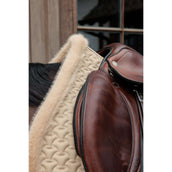 Kentucky Horsewear Mantilla Fake Fur Onion Quilt saltando Beige Kentucky Horsewear Mantilla Fake Fur Onion Quilt saltando Beige