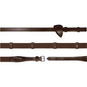 Dyon Riendas 9 Loops New English Collection 5/8 Caucho Marron Dyon Riendas 9 Loops New English Collection 5/8 Caucho Marron