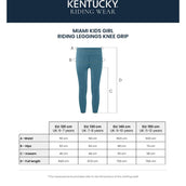 Kentucky Legging de Equitación Miami Knee Grip Girls Old Rose Kentucky Legging de Equitación Miami Knee Grip Girls Old Rose