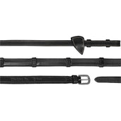 Dyon Riendas 7 Loops Working By Dyon 1/2 Caucho Negro Dyon Riendas 7 Loops Working By Dyon 1/2 Caucho Negro