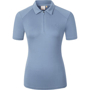 Covalliero Polo SS26 Mujer Smoked Blue Covalliero Polo SS26 Mujer Smoked Blue