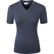 Covalliero T-Shirt SS26 Mujer Azul Marino Oscuro Covalliero T-Shirt SS26 Mujer Azul Marino Oscuro