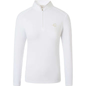 Covalliero Camiseta de Competición SS26 Mujer Mangas Largas Blanco Covalliero Camiseta de Competición SS26 Mujer Mangas Largas Blanco