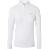 Covalliero Camiseta de Competición SS26 Mujer Mangas Largas Blanco Covalliero Camiseta de Competición SS26 Mujer Mangas Largas Blanco