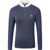 Covalliero Camiseta de Competición SS26 Mujer Mangas Largas Azul Marino Oscuro Covalliero Camiseta de Competición SS26 Mujer Mangas Largas Azul Marino Oscuro