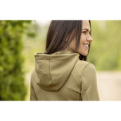 Covalliero Hoodie SS26 Mujer Nuez Covalliero Hoodie SS26 Mujer Nuez