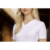 Covalliero T-Shirt SS26 Mujer Blanco Covalliero T-Shirt SS26 Mujer Blanco