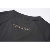 Covalliero T-Shirt SS26 Mujer Negro Covalliero T-Shirt SS26 Mujer Negro