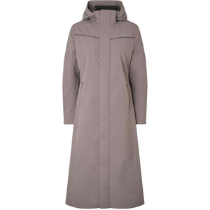 Kingsland Abrigo Largo KLLucia Impermeable Brown Iron Kingsland Abrigo Largo KLLucia Impermeable Brown Iron