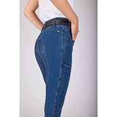 Kingsland Pantalón de Equitación KLKayce Denim Full Grip Navy Kingsland Pantalón de Equitación KLKayce Denim Full Grip Navy