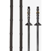 LeMieux Riendas Arika Soft Rubber with Stopper Marron/Laton LeMieux Riendas Arika Soft Rubber with Stopper Marron/Laton