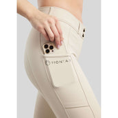 Montar Pantalones Megan Full Grip Gris Plateado Montar Pantalones Megan Full Grip Gris Plateado