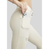 Montar Pantalones MoZida Full Grip Gris claro Montar Pantalones MoZida Full Grip Gris claro