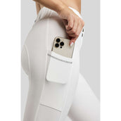 Montar Pantalones MoZuna Gun Metal Crystals Full Grip Blanco Montar Pantalones MoZuna Gun Metal Crystals Full Grip Blanco