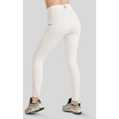 Montar Pantalón de Equitación MoLila Champagne Crystals Full Grip Blanco Montar Pantalón de Equitación MoLila Champagne Crystals Full Grip Blanco