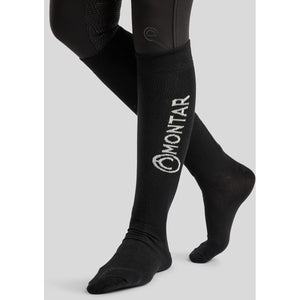 Montar Calcetines con Logo Negro Montar Calcetines con Logo Negro