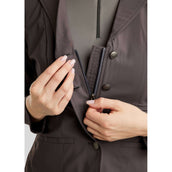 Montar Chaqueta de Competición MoPearl Pintucks Gun Metal Crystals Slate Grey Montar Chaqueta de Competición MoPearl Pintucks Gun Metal Crystals Slate Grey
