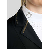 Montar Chaqueta de Competición MoEve Golden Quartz Crystals Negro Montar Chaqueta de Competición MoEve Golden Quartz Crystals Negro