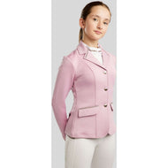 Montar Chaqueta de Competición MoPearl Pintucks Gun Metal Crystals Junior Candy Pink Montar Chaqueta de Competición MoPearl Pintucks Gun Metal Crystals Junior Candy Pink