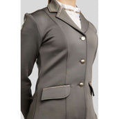 Montar Chaqueta de Competición MoPearl Pintucks Gun Metal Crystals Junior Gris Montar Chaqueta de Competición MoPearl Pintucks Gun Metal Crystals Junior Gris