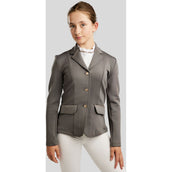 Montar Chaqueta de Competición MoPearl Pintucks Gun Metal Crystals Junior Gris Montar Chaqueta de Competición MoPearl Pintucks Gun Metal Crystals Junior Gris