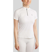 Montar Camiseta de Competición MoPearl Pintucks Gun Metal Crystals Blanco Montar Camiseta de Competición MoPearl Pintucks Gun Metal Crystals Blanco