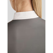 Montar Camiseta de Competición MoPearl Pintucks Gun Metal Crystals Gris Montar Camiseta de Competición MoPearl Pintucks Gun Metal Crystals Gris