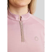 Montar Poloshirt MoLila Champagne Crystals Candy Pink Montar Poloshirt MoLila Champagne Crystals Candy Pink