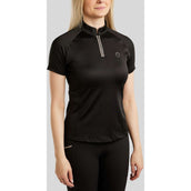 Montar Poloshirt MoLila Champagne Crystals Negro Montar Poloshirt MoLila Champagne Crystals Negro
