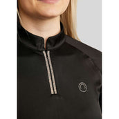 Montar Poloshirt MoLila Champagne Crystals Negro Montar Poloshirt MoLila Champagne Crystals Negro
