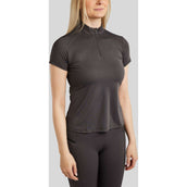 Montar Poloshirt MoPearl Pintuck Slate Grey Montar Poloshirt MoPearl Pintuck Slate Grey