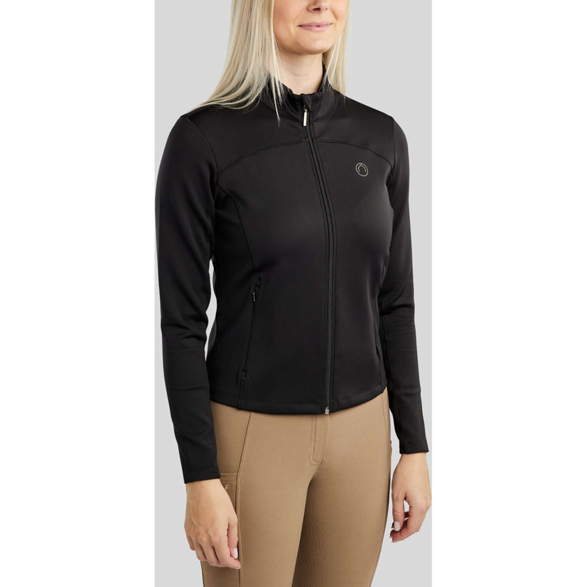 Montar Sudadera con capucha y cremallera MoDahne Negro Montar Sudadera con capucha y cremallera MoDahne Negro