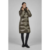 Pikeur Abrigo Largo Quiltes AW25 Slate Brown Pikeur Abrigo Largo Quiltes AW25 Slate Brown