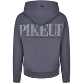 Pikeur Sudadera con capucha y cremallera Athleisure AW25 Graphite Blue Pikeur Sudadera con capucha y cremallera Athleisure AW25 Graphite Blue