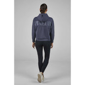 Pikeur Sudadera con capucha y cremallera Athleisure AW25 Graphite Blue Pikeur Sudadera con capucha y cremallera Athleisure AW25 Graphite Blue