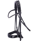 Schockemöhle Brida Doble SP Isabell Werth Bella Rose Negro/Patente/Plata Schockemöhle Brida Doble SP Isabell Werth Bella Rose Negro/Patente/Plata