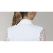 Schockemöhle Camiseta de Competición SPAlicia Lange mouwen Optical White Schockemöhle Camiseta de Competición SPAlicia Lange mouwen Optical White