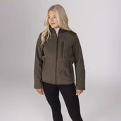 Aubrion by Shires Sudadera con capucha y cremallera Heritage Fleece Oliva oscura Aubrion by Shires Sudadera con capucha y cremallera Heritage Fleece Oliva oscura