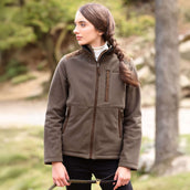 Aubrion by Shires Sudadera con capucha y cremallera Heritage Fleece Oliva oscura Aubrion by Shires Sudadera con capucha y cremallera Heritage Fleece Oliva oscura