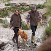 Aubrion by Shires Sudadera con capucha y cremallera Heritage Fleece Oliva oscura Aubrion by Shires Sudadera con capucha y cremallera Heritage Fleece Oliva oscura