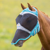 Shires Máscara Antimoscas Oor Gaten & Neus Mesh Teal Shires Máscara Antimoscas Oor Gaten & Neus Mesh Teal
