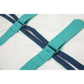 Highlander Plus Manta para Eczema Sweet-Itch Combo Blanco/Airforce Highlander Plus Manta para Eczema Sweet-Itch Combo Blanco/Airforce