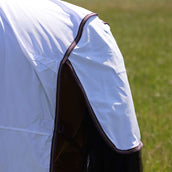 Highlander Plus by Shires Manta Antimoscas Combo Blanco/Black Cherry Highlander Plus by Shires Manta Antimoscas Combo Blanco/Black Cherry