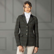 Aubrion by Shires Chaqueta de Competición Saratoga Verde Oscuro Check Aubrion by Shires Chaqueta de Competición Saratoga Verde Oscuro Check