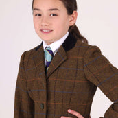 Aubrion by Shires Chaqueta de Competición Saratoga Niños Marron Roble Check Aubrion by Shires Chaqueta de Competición Saratoga Niños Marron Roble Check