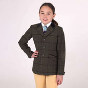 Aubrion by Shires Chaqueta de Competición Saratoga Niños Spruce Verde Check Aubrion by Shires Chaqueta de Competición Saratoga Niños Spruce Verde Check