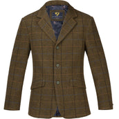 Aubrion by Shires Chaqueta de Competición Saratoga Hombres Marron Roble Check Aubrion by Shires Chaqueta de Competición Saratoga Hombres Marron Roble Check