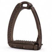 Tech Stirrups Estribos Venice Sloped EVO Leopard Brown Tech Stirrups Estribos Venice Sloped EVO Leopard Brown