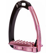 Tech Stirrups Estribos Venice Sloped EVO Negro/Rosa Tech Stirrups Estribos Venice Sloped EVO Negro/Rosa